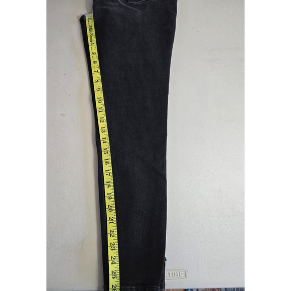 American Eagle Jeggings Women's 12 Black The Dream Jean Distressed - Picture 9 of 15